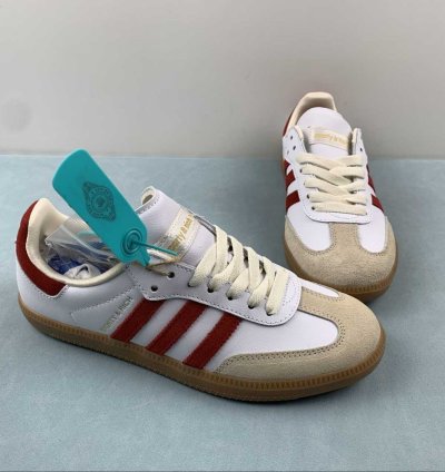 adidas Sporty & Rich Samba OG White Core Burgundy - IF5660
