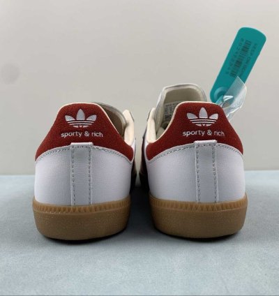 adidas Sporty & Rich Samba OG White Core Burgundy - IF5660