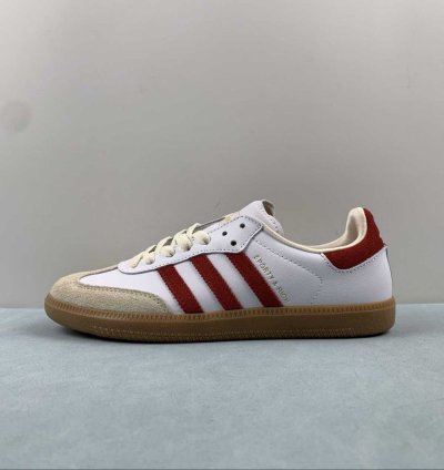 adidas Sporty & Rich Samba OG White Core Burgundy - IF5660