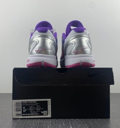 Kobe 6 Protro Purple White Silver Pink