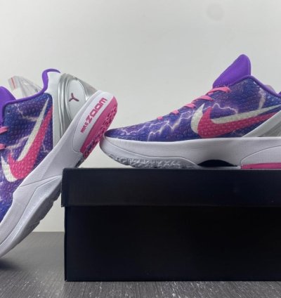 Kobe 6 Protro Purple White Silver Pink