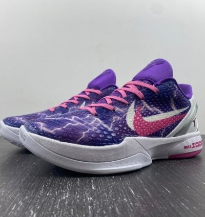 Kobe 6 Protro Purple White Silver Pink