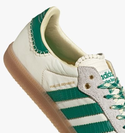 adidas Wales Bonner Samba Cream White Bold Green - GY4344