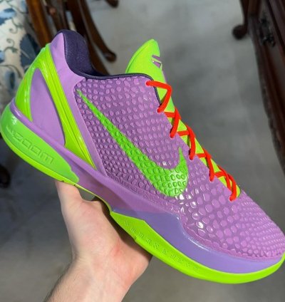 Nike Kobe 6 ' Cheetah ' Purple Green
