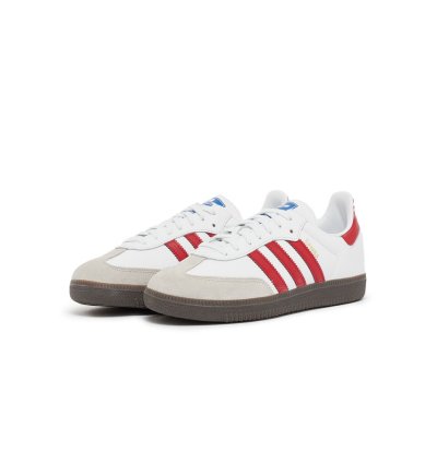 adidas Samba OG White Better Scarlet - IG1025