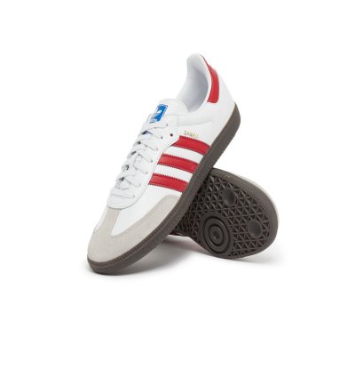 adidas Samba OG White Better Scarlet - IG1025