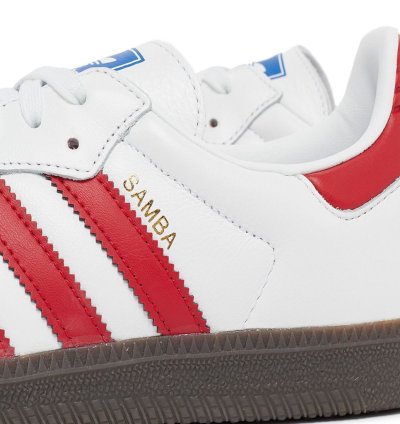 adidas Samba OG White Better Scarlet - IG1025