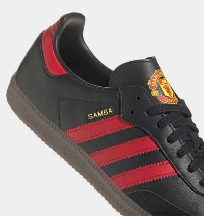 adidas MU ball Samba Team Black Real Red - HQ7030