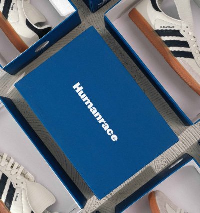 adidas Pharrell Samba Humanrace White - HP3383