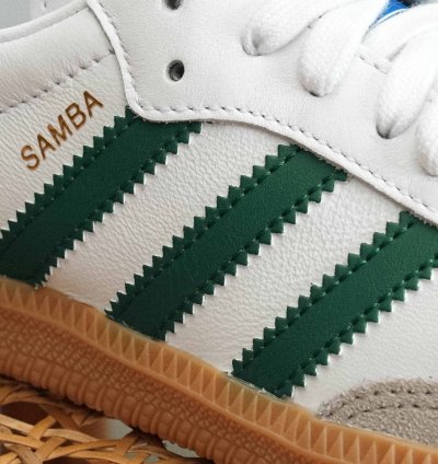 adidas Samba OG White Collegiate Green Gum - IE3437