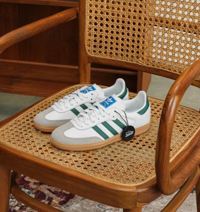 adidas Samba OG White Collegiate Green Gum - IE3437