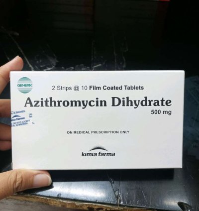 AZITHROMYCINN DIHYDRATE 500MG