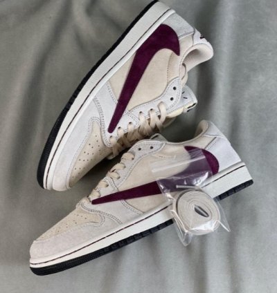 Travis Scott x Fragment x Air Jordan 1 Low OG DM7866-888