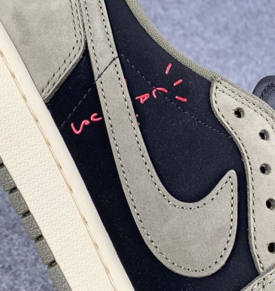 Travis Scott x Air Jordan 1 Low OG Black Olive