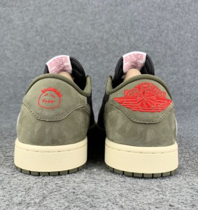 Travis Scott x Air Jordan 1 Low OG Black Olive