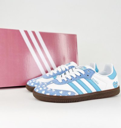 adidas OG Samba x CDG Play White Blue