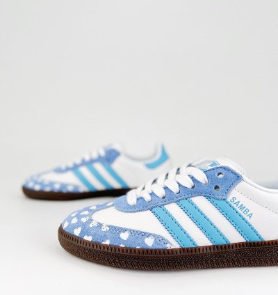 adidas OG Samba x CDG Play White Blue