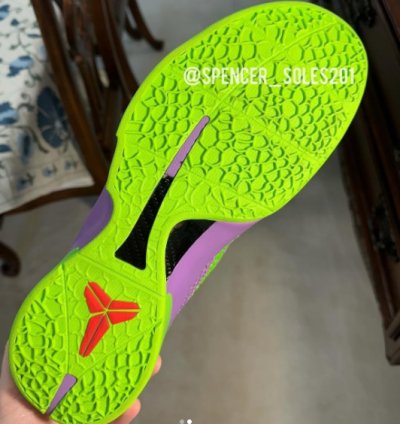 Nike Kobe 6 ' Cheetah ' Purple Green