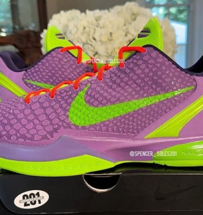 Nike Kobe 6 ' Cheetah ' Purple Green
