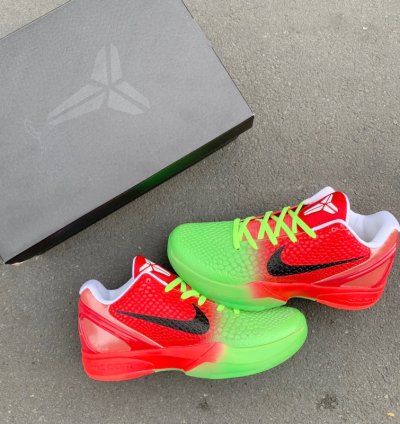 Kobe Protro 6 Faded Grinch - Red Green