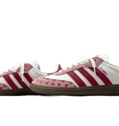 CDG Play x adidas OG Samba White Pink