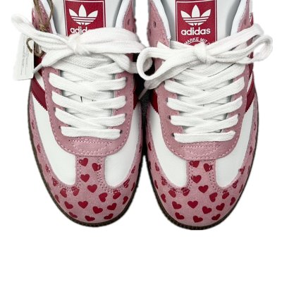 CDG Play x adidas OG Samba White Pink