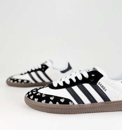 CDG Play x adidas OG Samba White Black