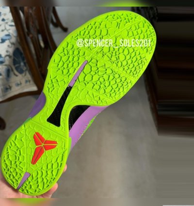 Nike Kobe 6 ' Cheetah ' Purple Green