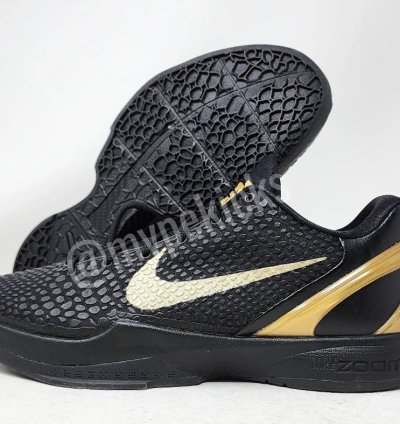 Nike Kobe 6 BHM Black Gold - 429659-011