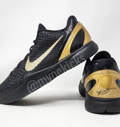 Nike Kobe 6 BHM Black Gold - 429659-011