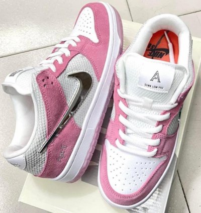 Pink April Skateboards x Nike SB Dunk Low Friends & Family