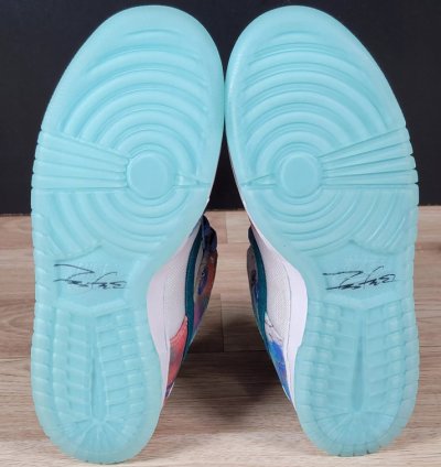 Nike x Futura Laboratories SB Dunk Low Bleached Aqua