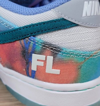 Nike x Futura Laboratories SB Dunk Low Bleached Aqua