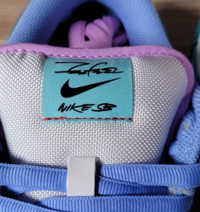 Nike x Futura Laboratories SB Dunk Low Bleached Aqua