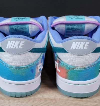 Nike x Futura Laboratories SB Dunk Low Bleached Aqua