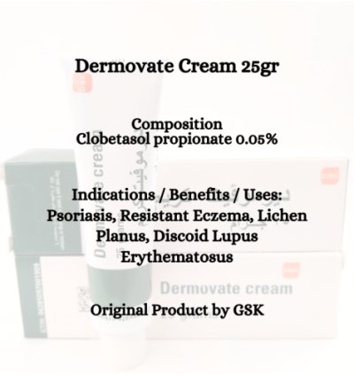 Clobetasol Propionate Dermovate 25gr Cream