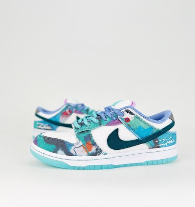 Futura Laboratories x Nike Dunk Low SB Bleached Aqua