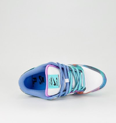 Futura Laboratories x Nike Dunk Low SB Bleached Aqua