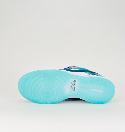 Futura Laboratories x Nike Dunk Low SB Bleached Aqua