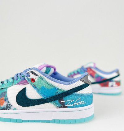 Futura Laboratories x Nike Dunk Low SB Bleached Aqua
