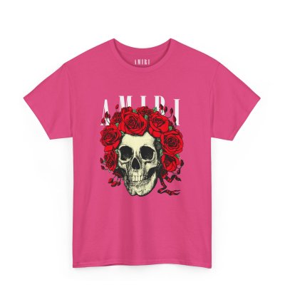Amiri Rose Skull Heliconia T-shirt - Size Usa
