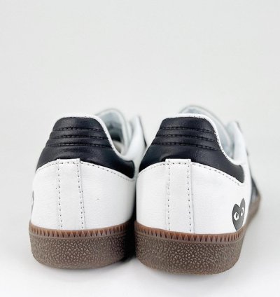 CDG Play x adidas OG Samba White Black