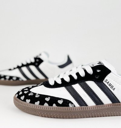 CDG Play x adidas OG Samba White Black