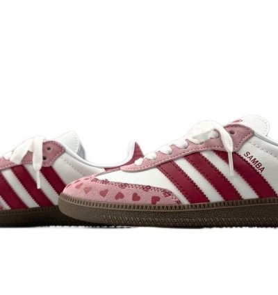 CDG Play x adidas OG Samba White Pink