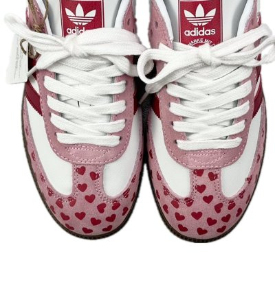 CDG Play x adidas OG Samba White Pink