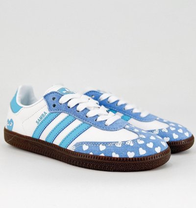 adidas OG Samba x CDG Play White Blue