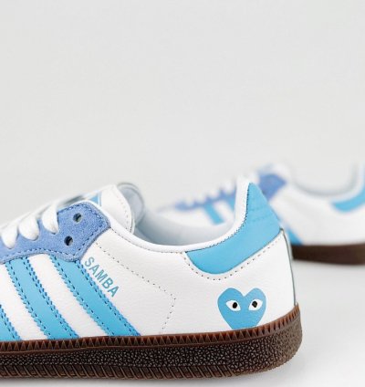 adidas OG Samba x CDG Play White Blue