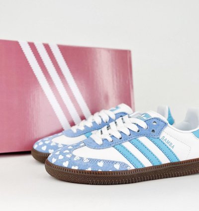 adidas OG Samba x CDG Play White Blue