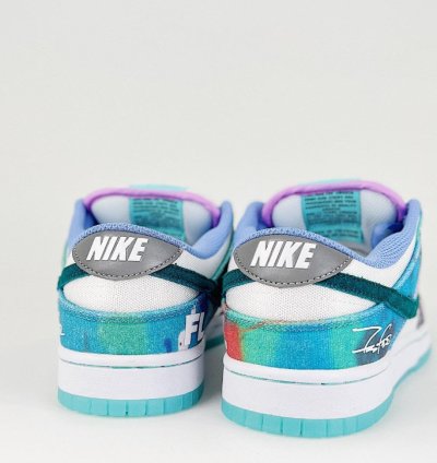 Futura Laboratories x Nike Dunk Low SB Bleached Aqua
