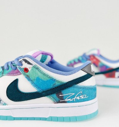 Futura Laboratories x Nike Dunk Low SB Bleached Aqua